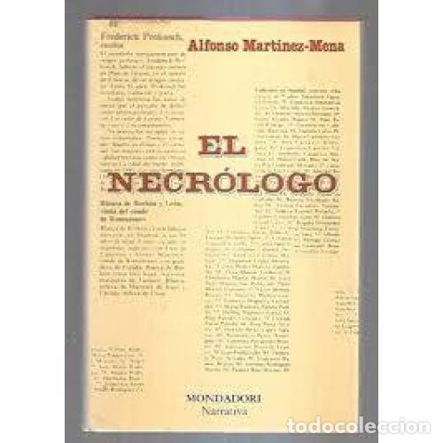 Libros: EL NECR&Oacute;LOGO - MART&Iacute;NEZ-MENA, ALFONSO - Foto 1