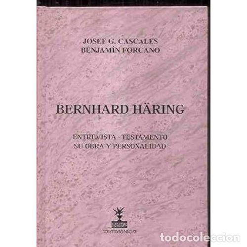 Libros: BERNHARD H&Auml;RING - GARC&Iacute;A CASCALES, JOSEF Y FORCANO, BENJAM&Iacute;N - Foto 1