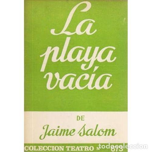 Libros: LA PLAYA VAC&Iacute;A - SALOM, JAIME - Foto 1