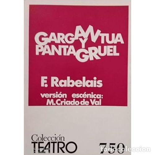 Libros: GARGANT&Uacute;A Y PANTAGRUEL - CRIADO DE VAL, MANUEL - Foto 1