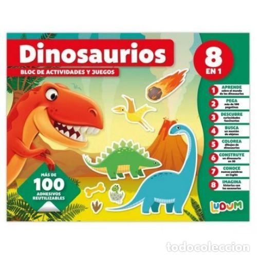 Libros: DINOSAURIOS. BLOC DE ACTIVIDADES Y JUEGOS - AAVV - Foto 1