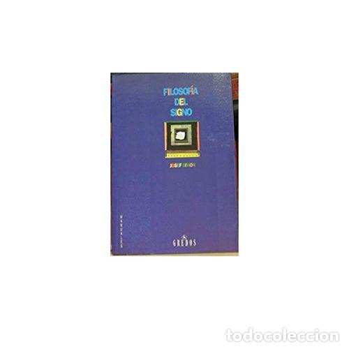 Libros: FILOSOF&Iacute;A DEL SIGNO - SIMON, JOSEF - Foto 1