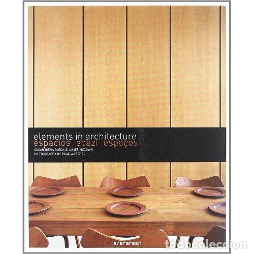 Libros: ELEMENTOS EN ARQUITECTURA. ESPACIOS - AAVV - Foto 1