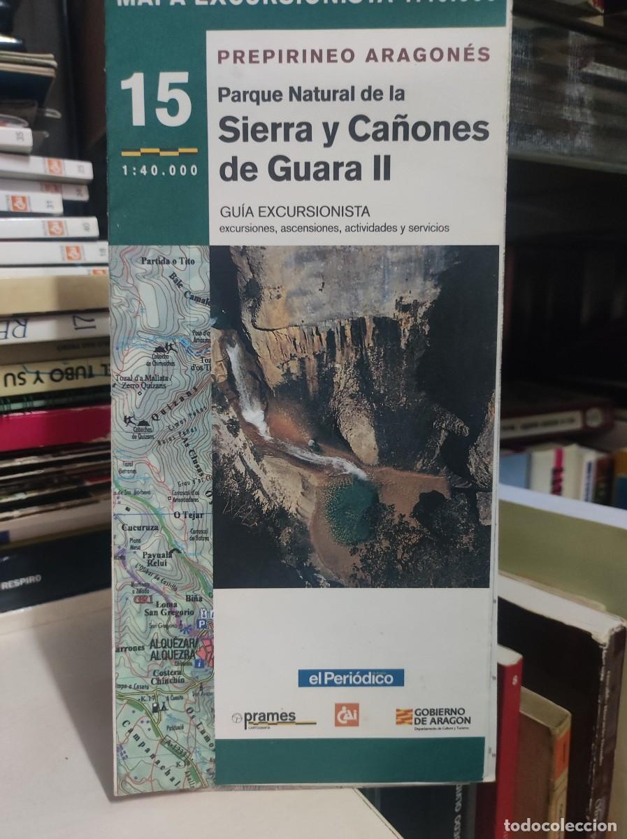 Libros: MAPA EXCURSIONISTA PARQUE NATURAL DE LA SIERRA Y CA&Ntilde;ONES DE GUARA II - Foto 1