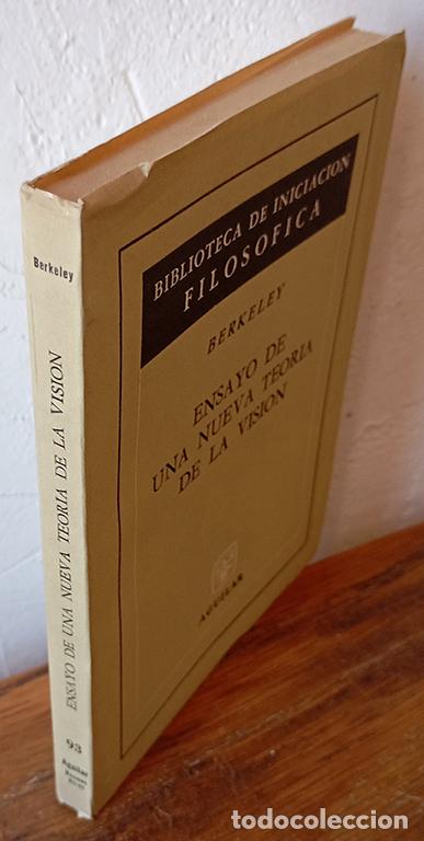 Libros: ENSAYO DE UNA NUEVA TEOR&Iacute;A DE LA VISI&Oacute;N - BERKELEY - Foto 1
