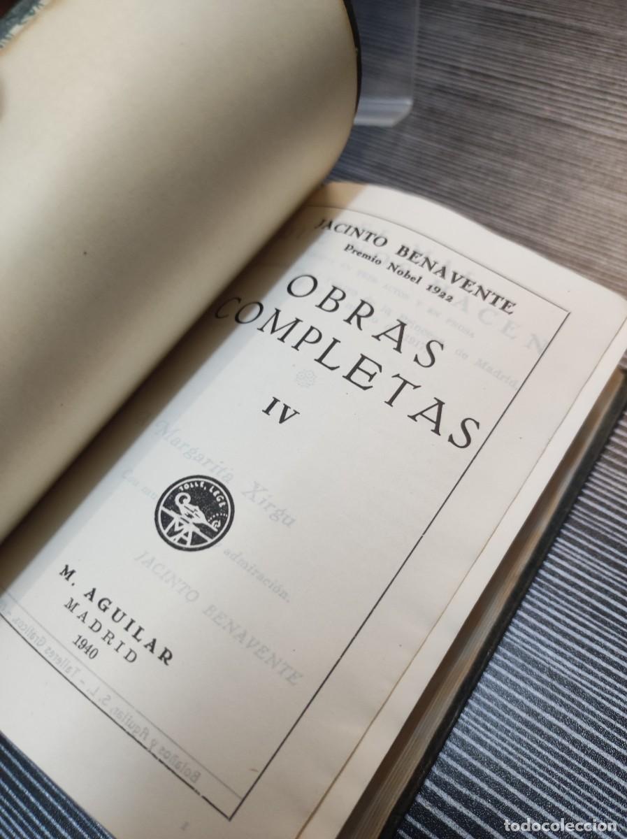 Libros: JACINTO BENAVENTE OBRAS COMPLETAS IV AGUILAR - Foto 2