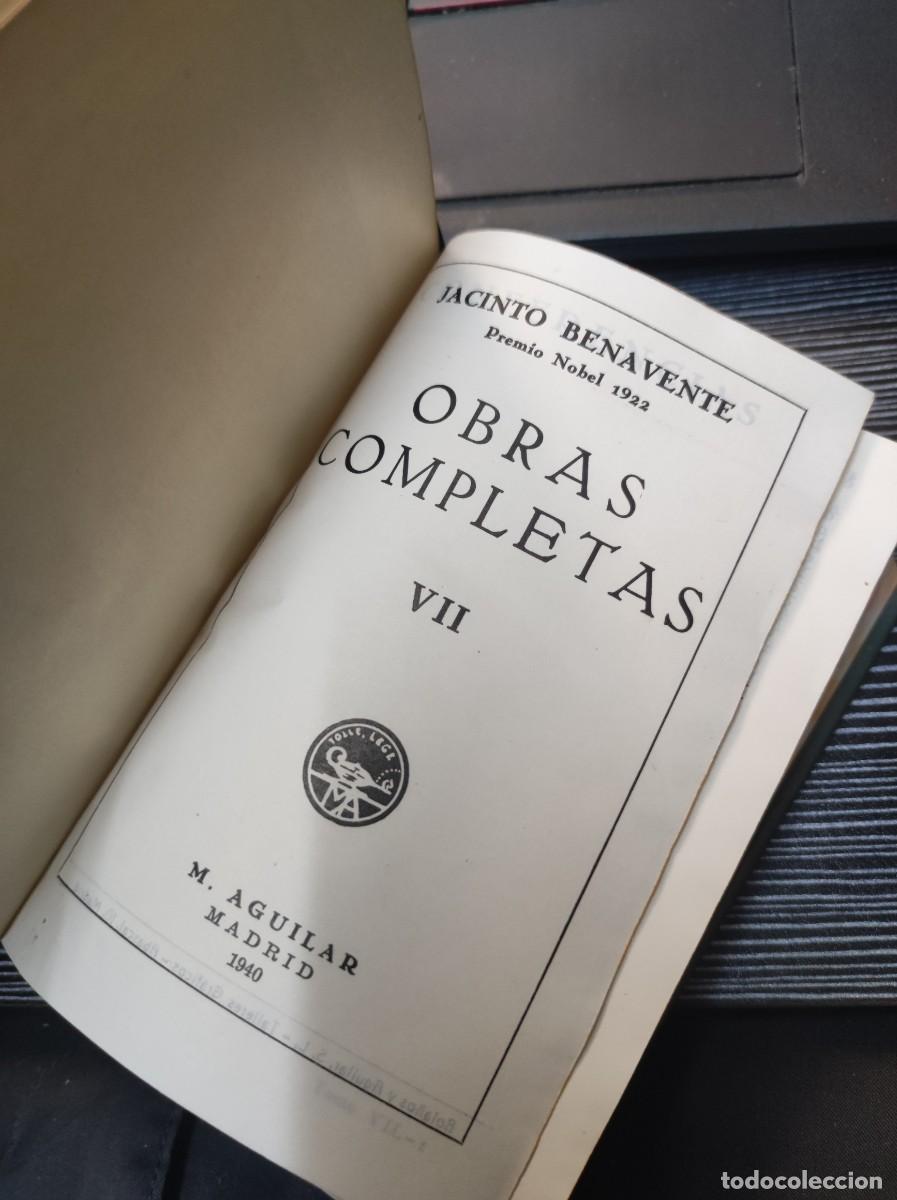 Libros: OBRAS COMPLETAS VII JACINTO BENAVENTE 1940 - Foto 2