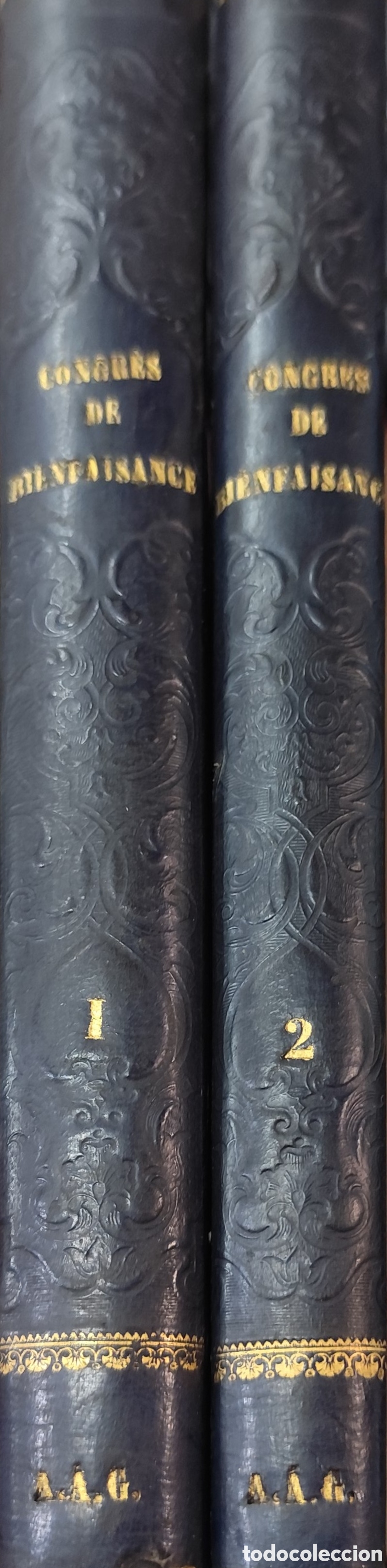 Libros: CONGRES INTERNATIONAL DE BIENFAISANCE DE BRUXELLES. Session de 1856. Los 2 tomos. A&ntilde;o 1857