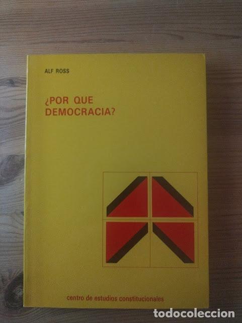 Libros: &iquest;POR QU&Eacute; DEMOCRACIA? - Alf Ross - Foto 1