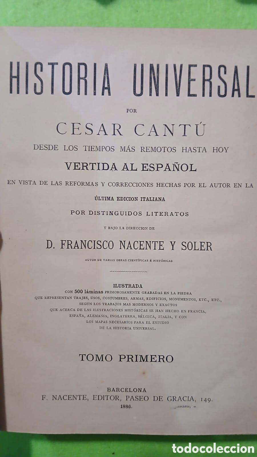 Libros: Historia Universal, Cesar Cantu⁷ - Foto 2