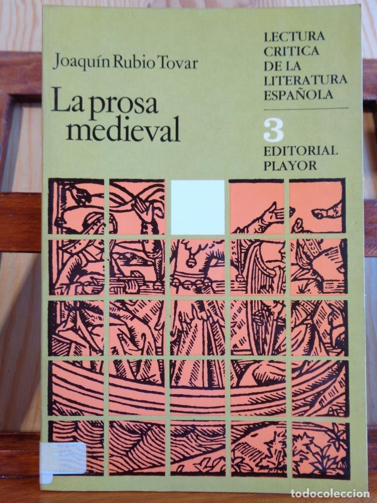 Libros: LA PROSA MEDIEVAL - JOAQU&Iacute;N RUBIO TOVAR - Foto 1