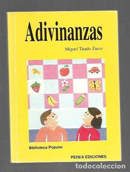 Libros: ADIVINANZAS - TIRADO ZARCO, MIGUEL - Foto 1