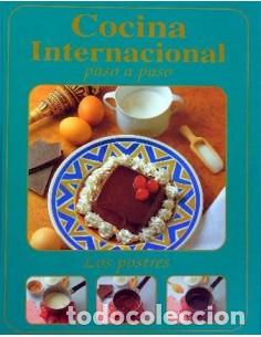 Libros: COCINA INTERNACIONAL PASO A PASO Los postres - Varios Autores - Foto 1