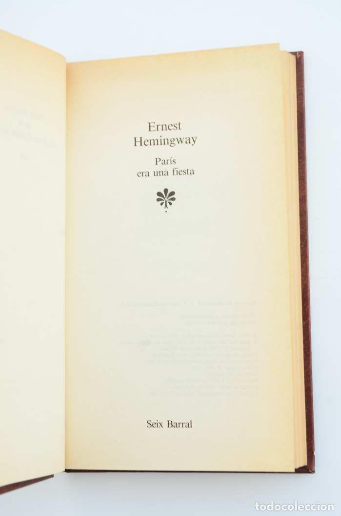 Libros: Par&iacute;s era una fiesta - HEMINGWAY, Ernest - Foto 2