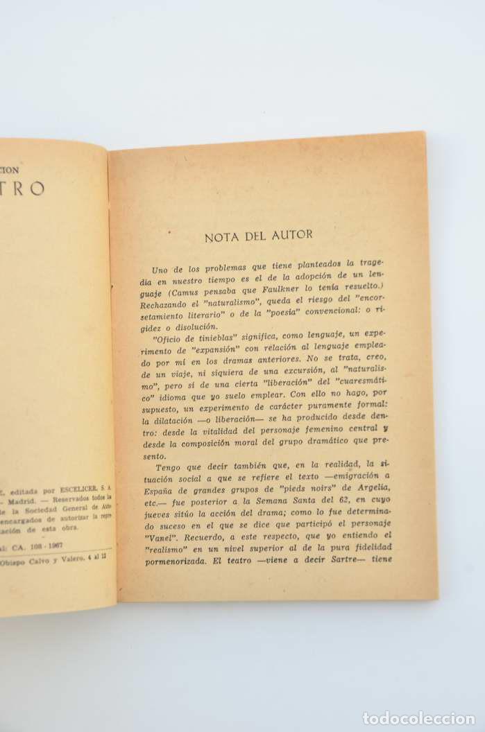 Libros: Oficio de tinieblas - SASTRE, Alfonso - Foto 3