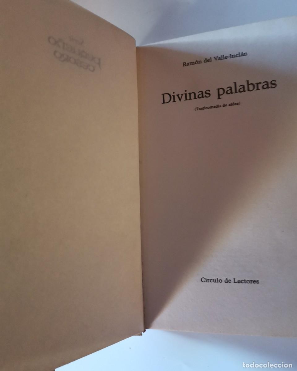 Libros: RAM&Oacute;N DEL VALLE - INCL&Aacute;N. DIVINAS PALABRAS. C&Iacute;RCULO DE LECTORES. 1966 - Foto 2