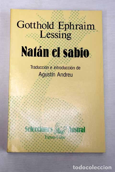 Libros: Nat&aacute;n el sabio: Lessing, Gotthold Ephraim.- Lessing, Gotthold Ephraim - Foto 1