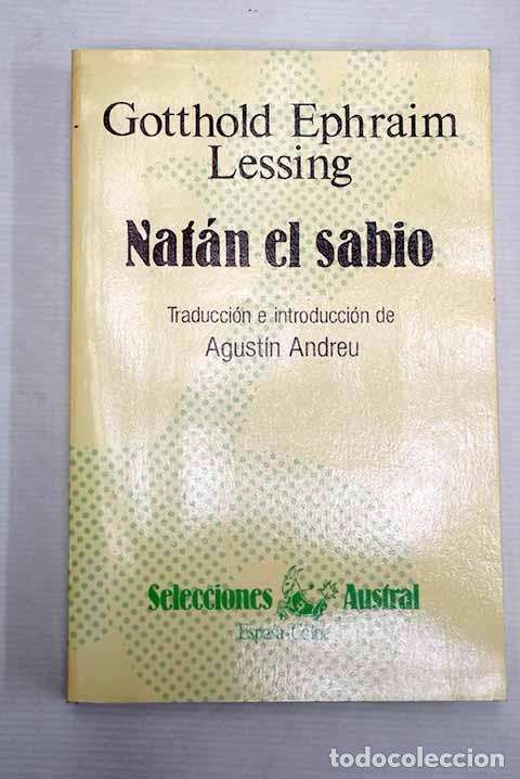 Libros: Nat&aacute;n el sabio: Lessing, Gotthold Ephraim.- Lessing, Gotthold Ephraim - Foto 1