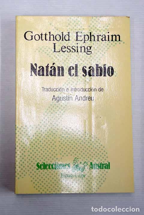 Libros: Nat&aacute;n el sabio: Lessing, Gotthold Ephraim.- Lessing, Gotthold Ephraim - Foto 1