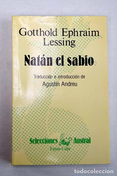 Libros: Nat&aacute;n el sabio: Lessing, Gotthold Ephraim.- Lessing, Gotthold Ephraim - Foto 1