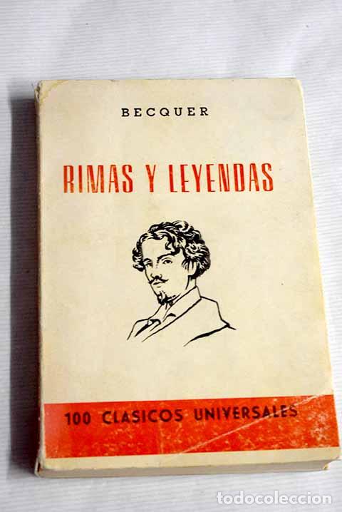 Libros: Rimas ; y Leyendas: B&eacute;cquer, Gustavo Adolfo.- B&eacute;cquer, Gustavo Adolfo - Foto 1