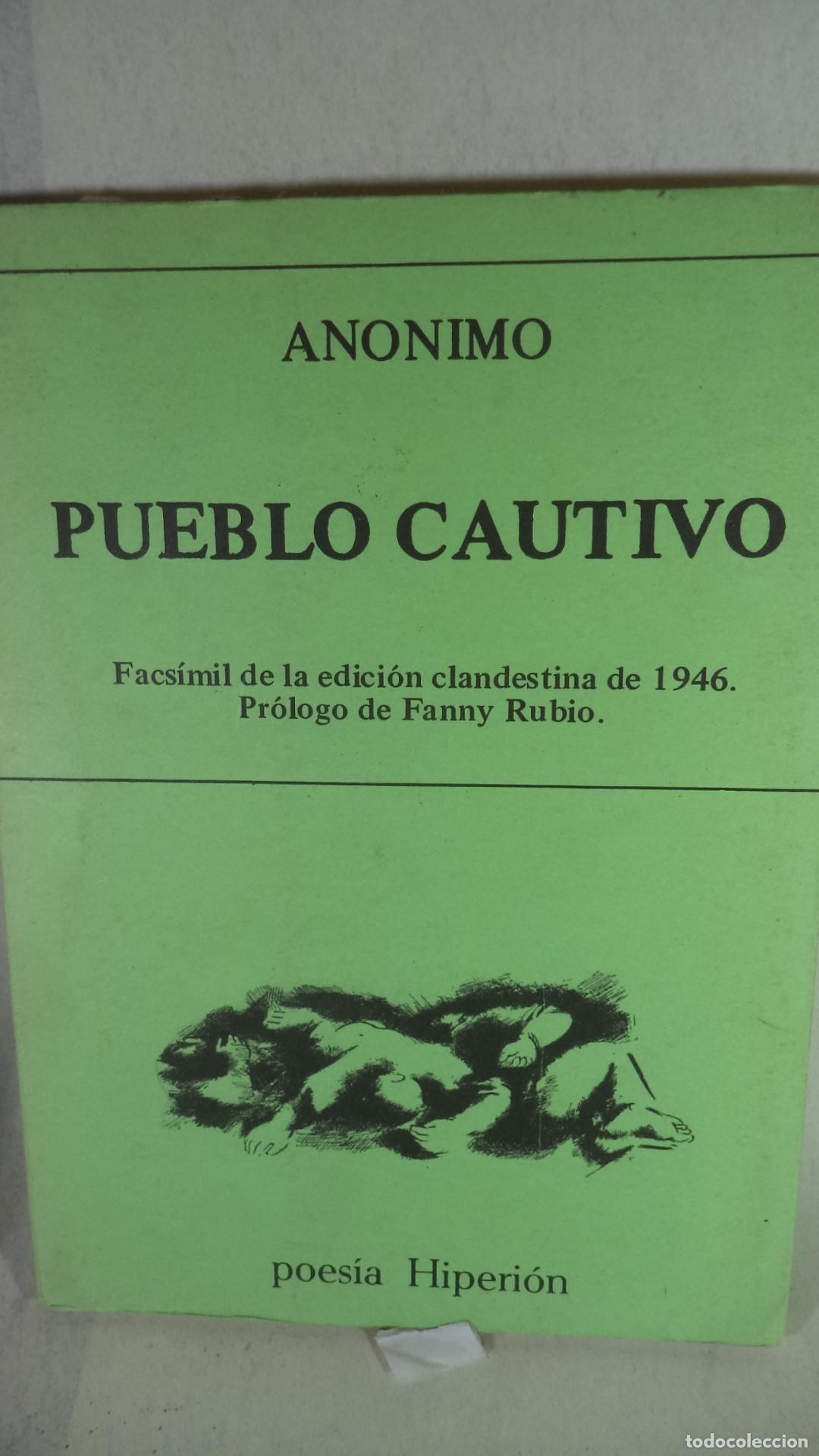 Libros: PUEBLO CAUTIVO - ANONIMO - Foto 1