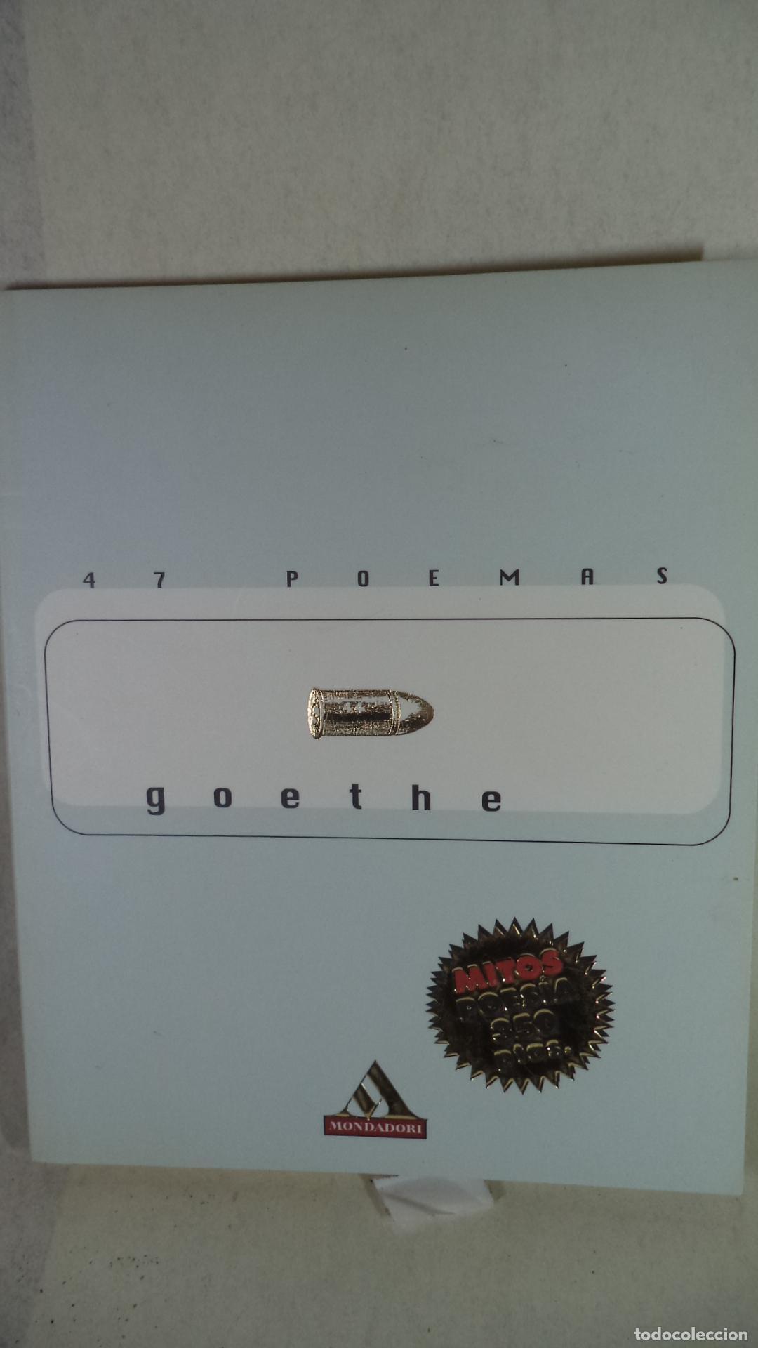 Libros: 47 POEMAS - GOETHE - Foto 1