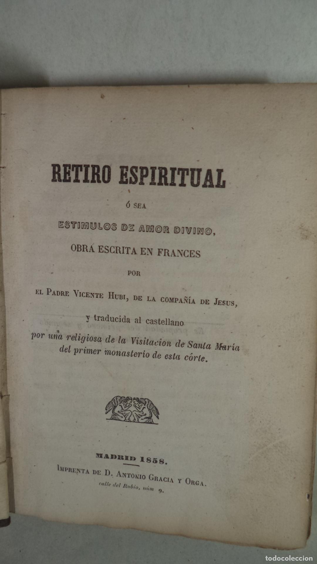 Libros: RETIRO ESPIRITUAL - VICENTE UBI - Foto 1