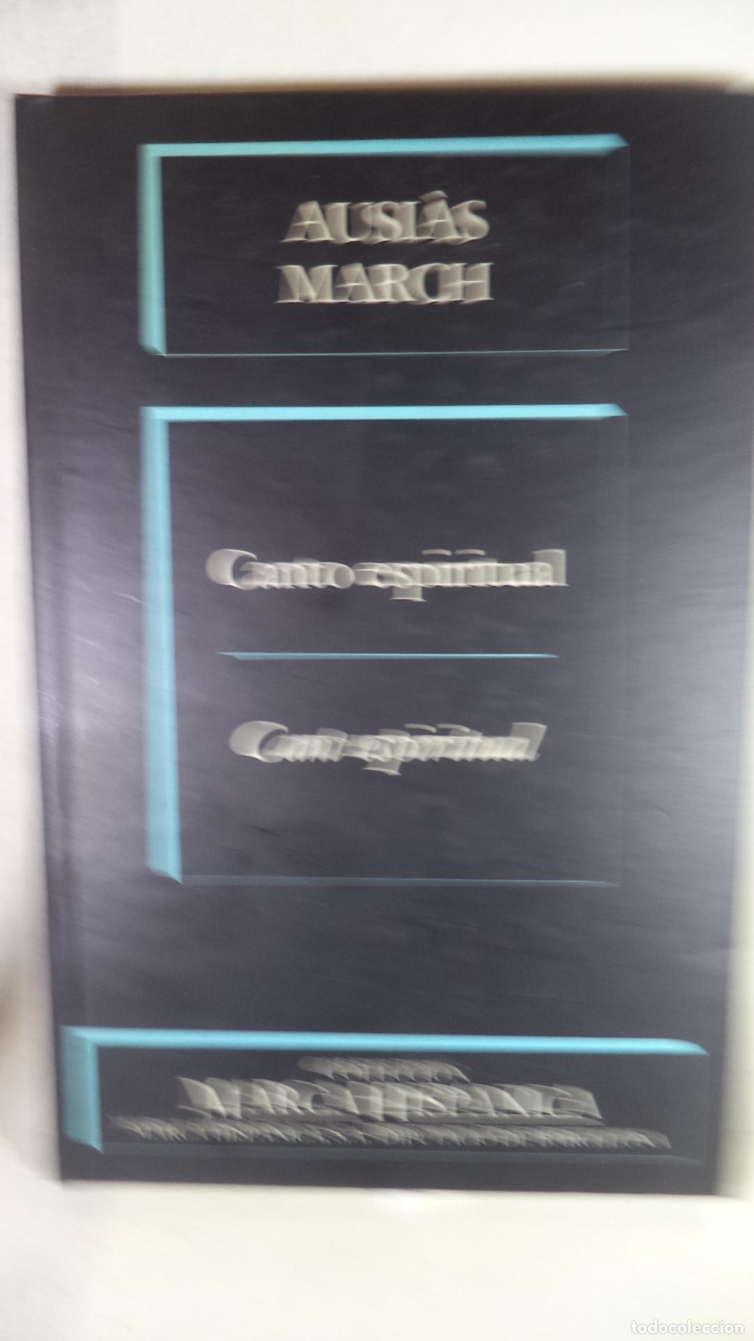 Libros: CANTO ESPIRITUAL - AUSIAS MARCH - Foto 1