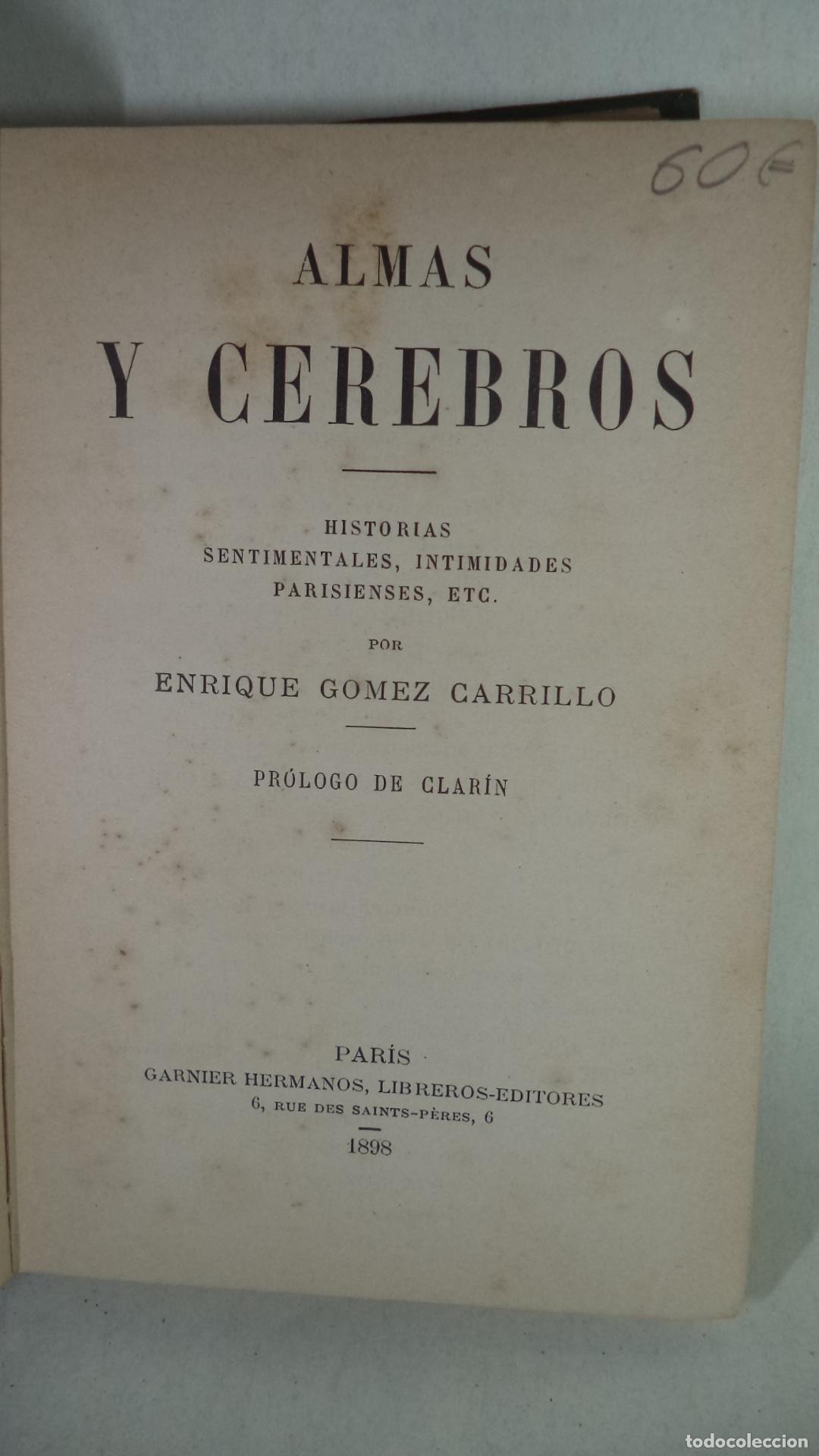 Libros: ARMAS Y CEREBROS - ENRIQUE GOMEZ CARRILLO - Foto 1