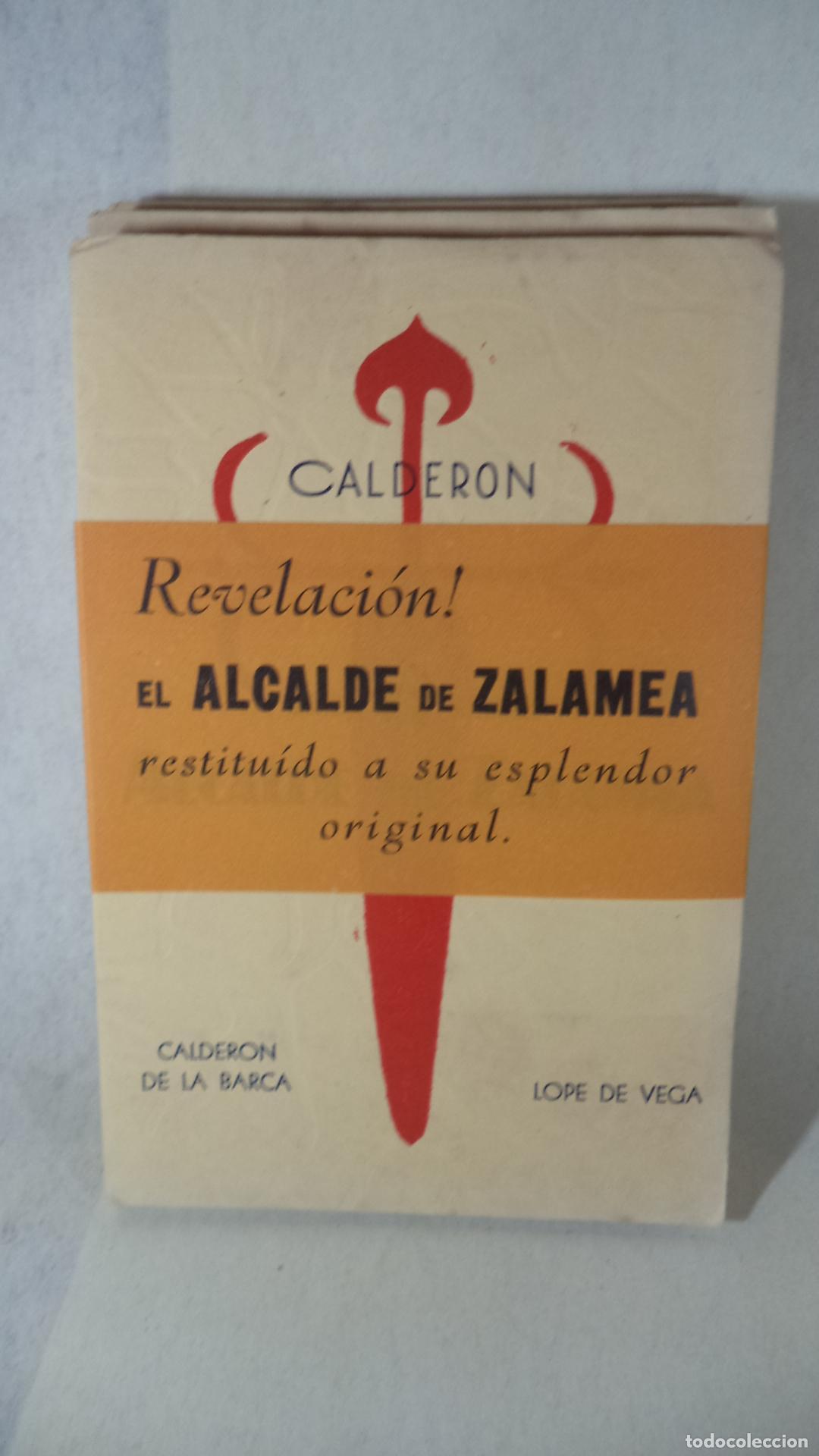 Libros: EL ALCALDE DE ZALAMEA - DON PEDRO CALDERON DE LA BARCA - Foto 1