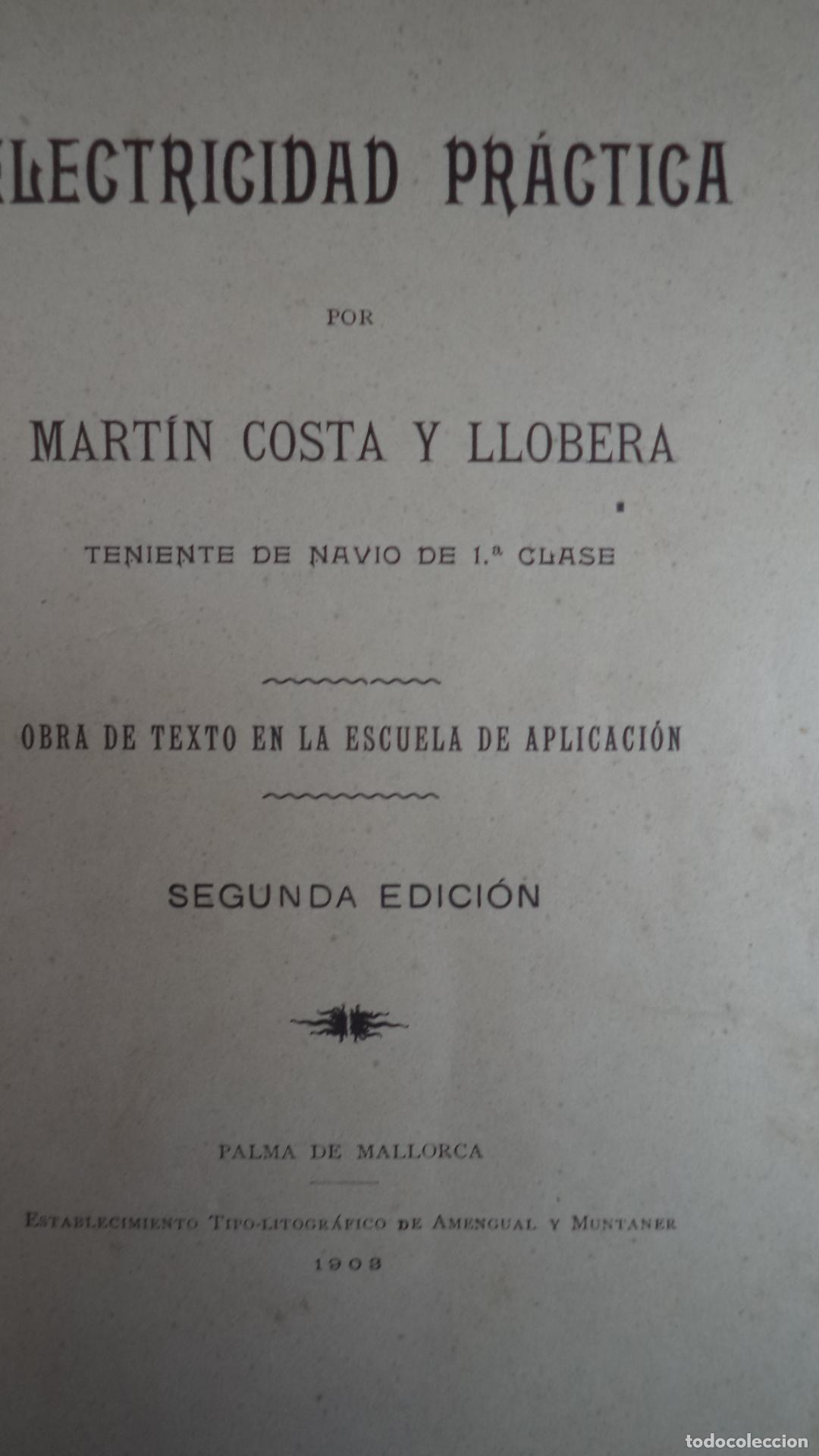 Libros: ELECTRICIDAD PRACTICA - MARTIN COSTA Y LLOVERA - Foto 1