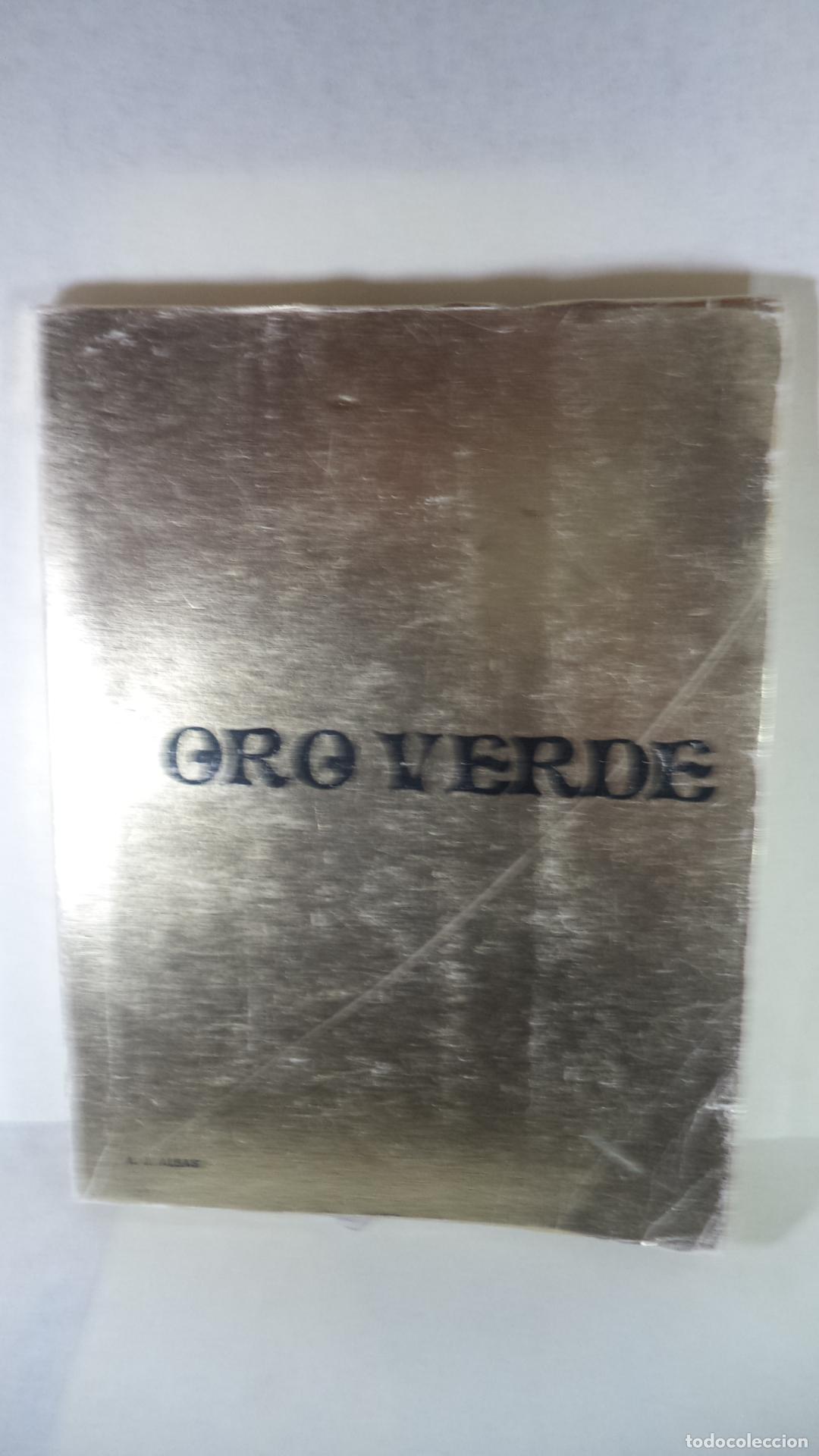 Libros: ORO VERDE - ANTONIO JOSE ALBAS - Foto 1