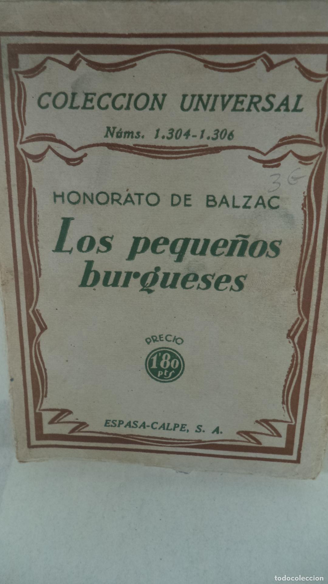 Libros: LOS PEQUE&Ntilde;OS BURGUESES - HONORE DE BALZAC - Foto 1