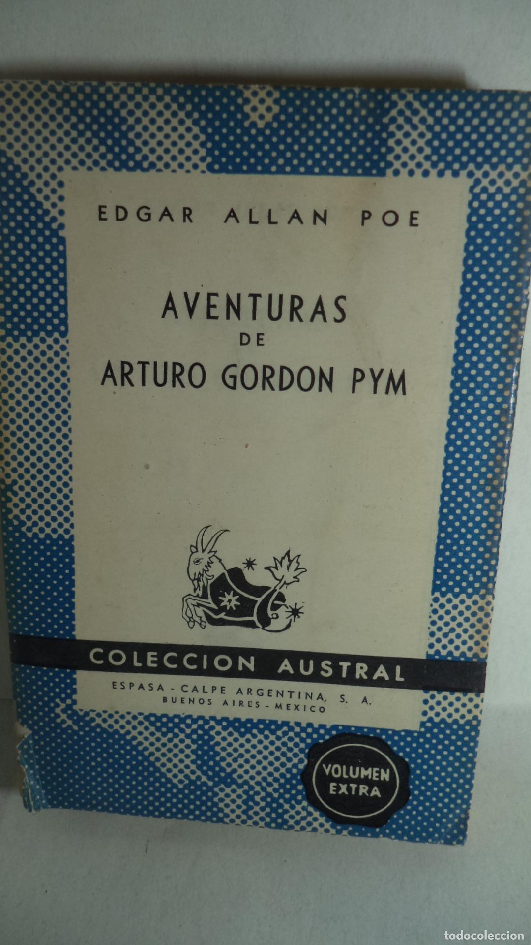 Libros: AVENTURAS DE GORDON PYM - EDGAR ALLAN POE - Foto 1