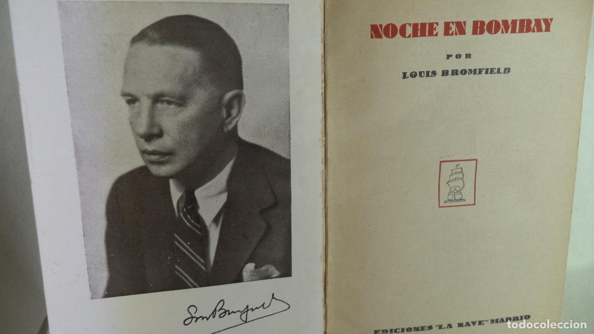 Libros: NOCHE DE BOMBAY - LOUIS BROMFIELD - Foto 1