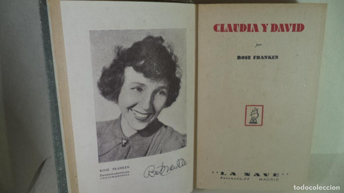 Libros: CLAUDIA Y DAVID - ROSE FRANKEN - Foto 1