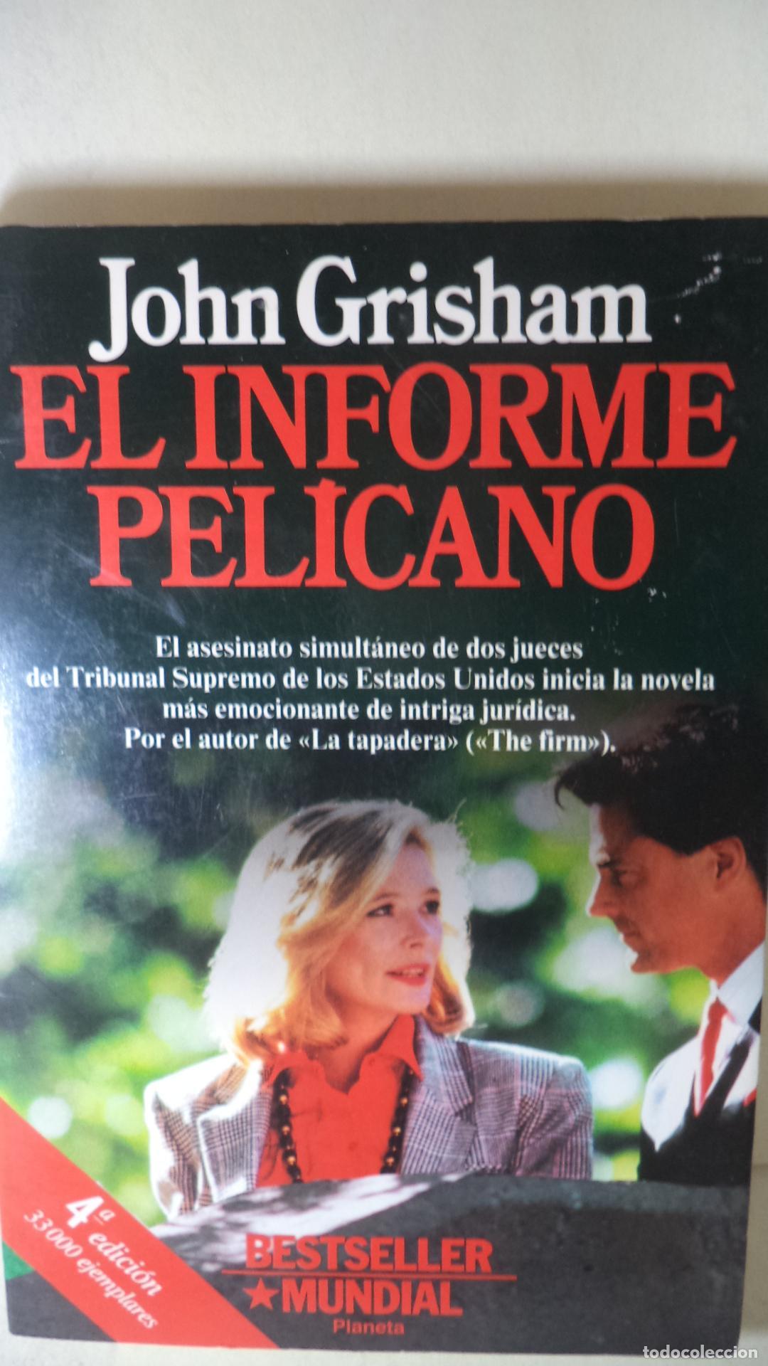 Libros: EL INFORME PELICANO - JOHN GRISHAM - Foto 1