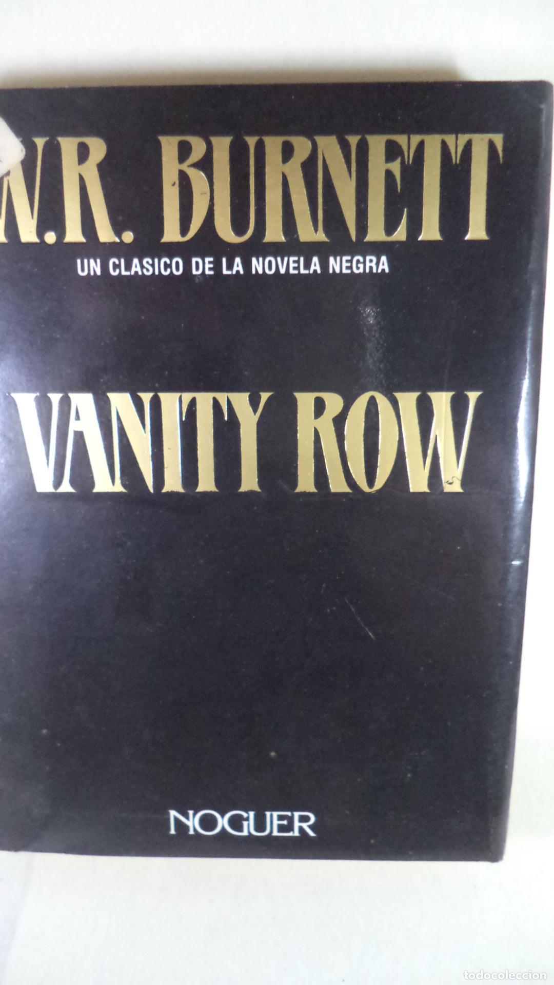 Libros: VANITY ROW - W R BURNETT - Foto 1