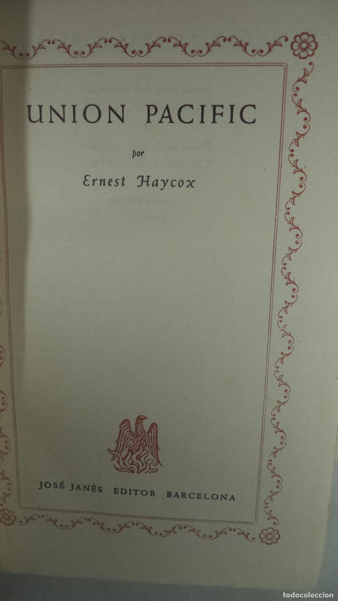 Libros: UNION PACIFIC - ERNEST HAYCOX - Foto 1