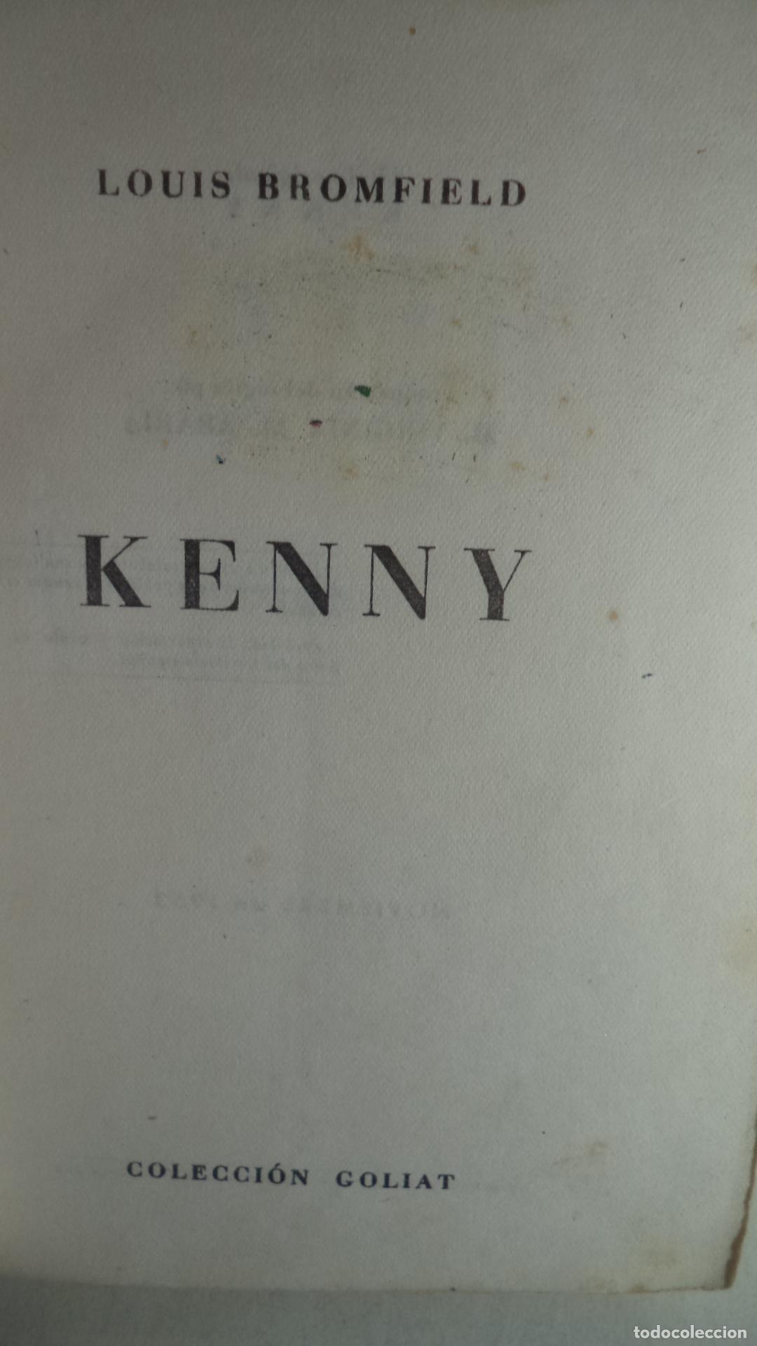 Libros: KENNY - LOUIS BROMFIELD - Foto 1