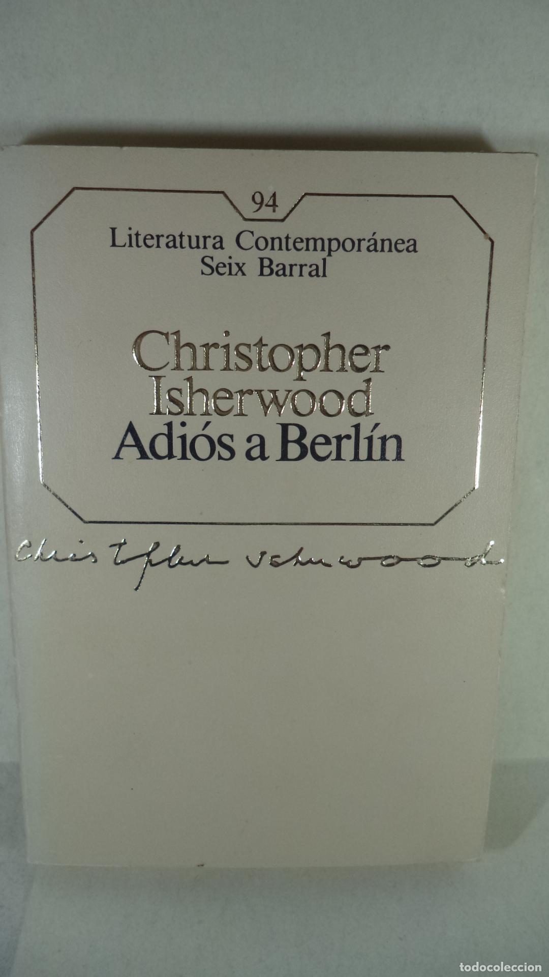 Libros: ADIOS A BERLIN - CHRISTOPHER ISHERWOOD - Foto 1