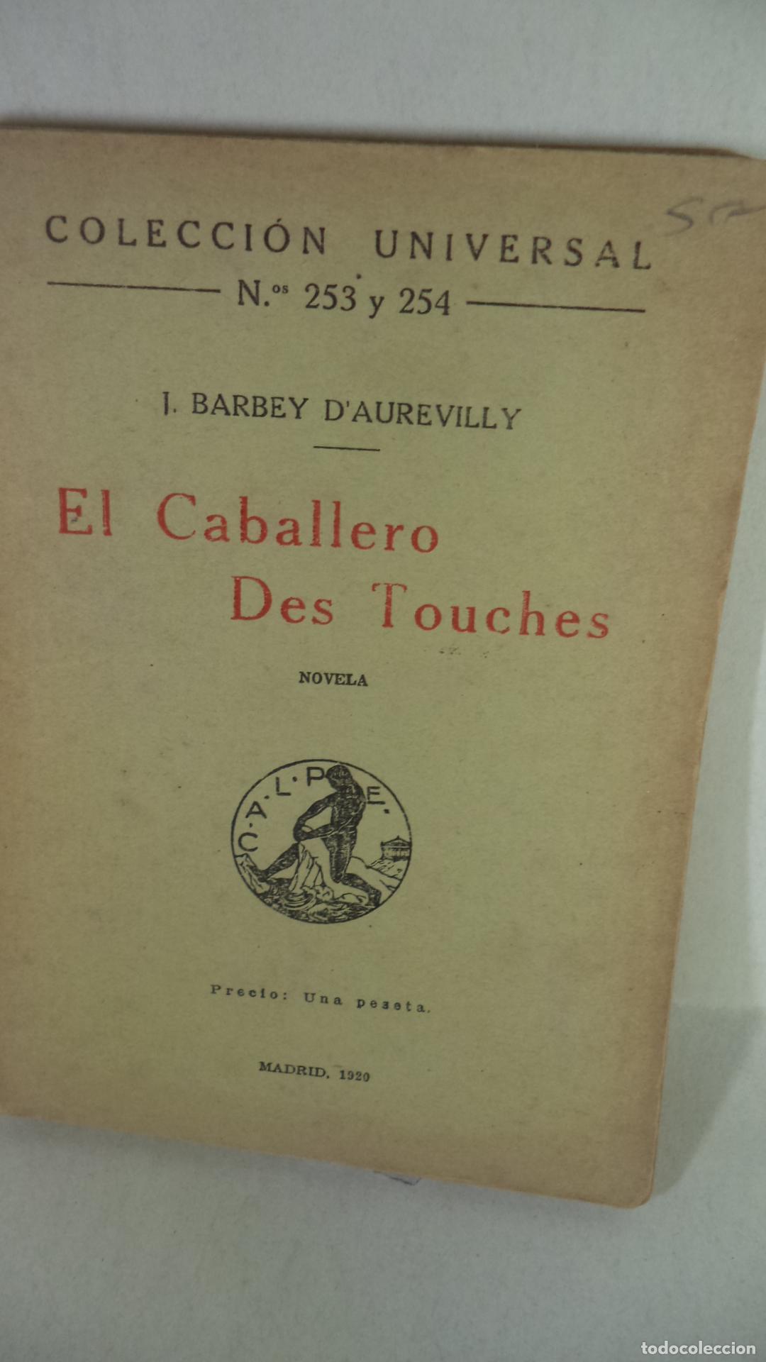 Libros: EL CABALLERO DES TOUCHES - J BARBEY DAUREVILLY - Foto 1