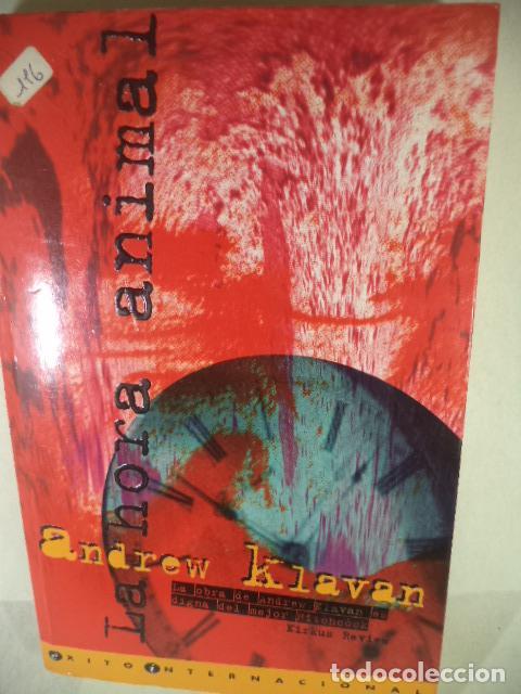 Libros: LA HORA ANIMAL - ANDREW KLAVAN - Foto 1