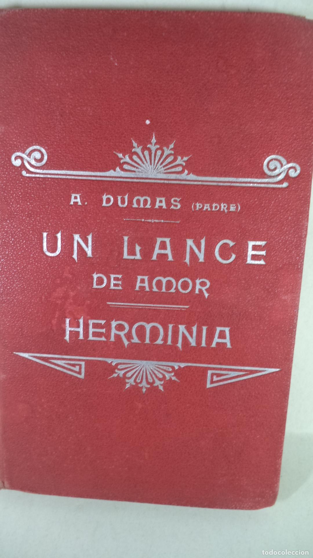 Libros: UN LANCE DE AMOR HERMINIA - ALEJANDRO DUMAS - Foto 1