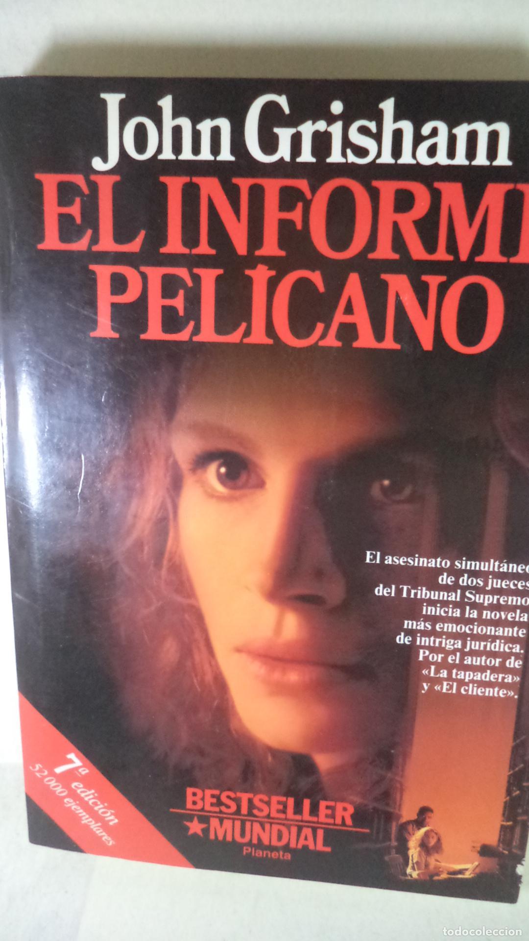 Libros: EL INFORME PELICANO - JOHN GRISHAM - Foto 1