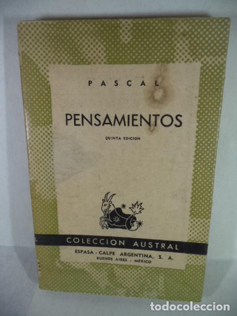 Libros: PENSAMIENTOS - PASCAL - Foto 1