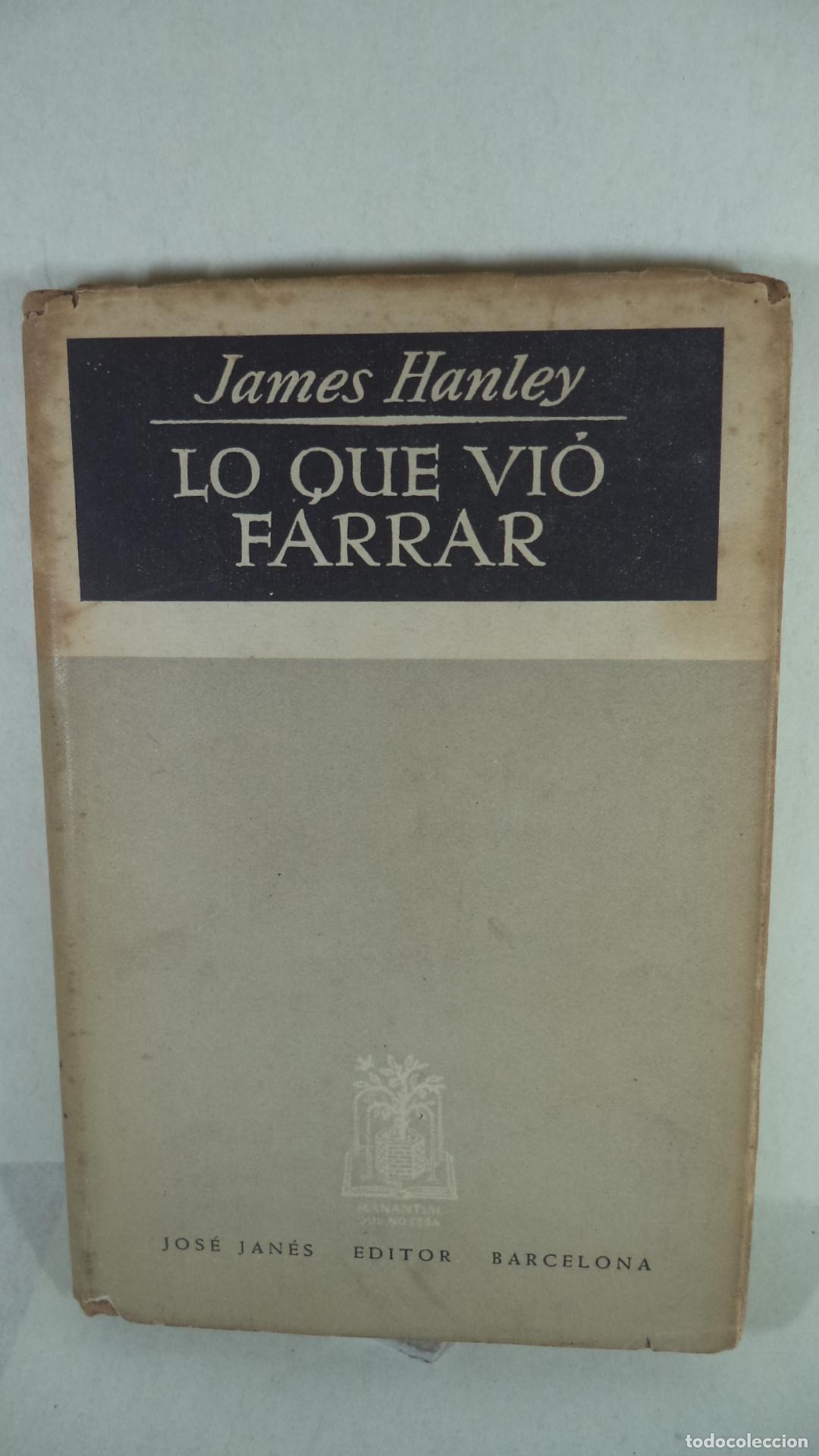 Libros: LO QUE VIO FARRAR - JAMES HANLEY - Foto 1