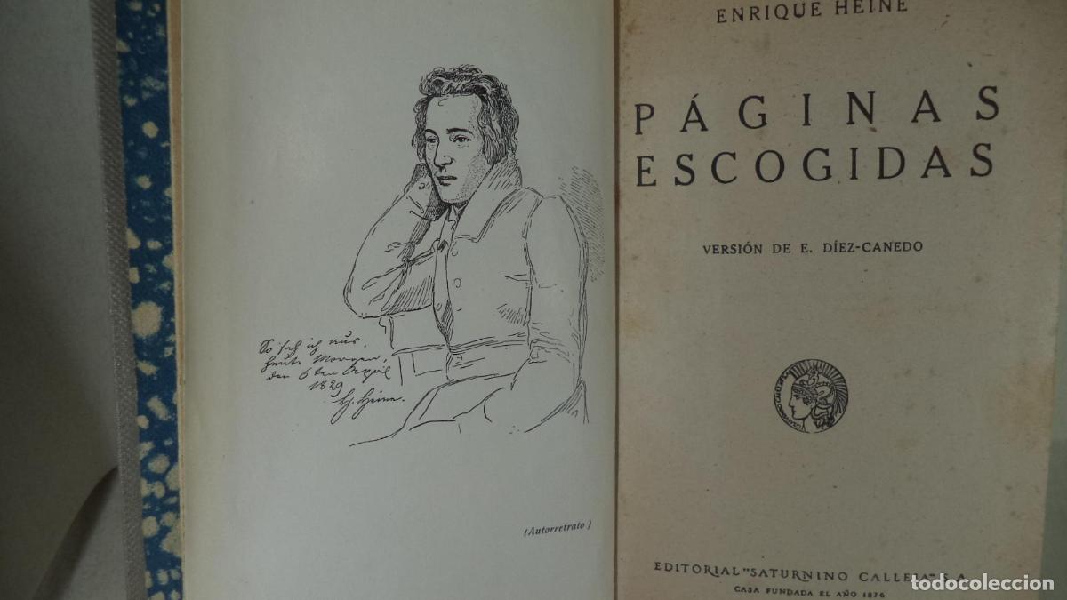 Libros: PAGINAS ESCOGIDAS - ENRIQUE HEINE - Foto 1