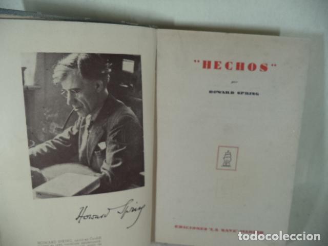 Libros: HECHOS - HOWARD SPRING - Foto 1